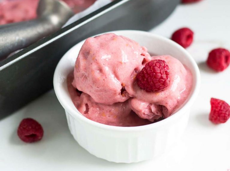 Krem-sladoled od maline