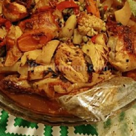 Sočno povrće i piletina iz vrećice - Recept