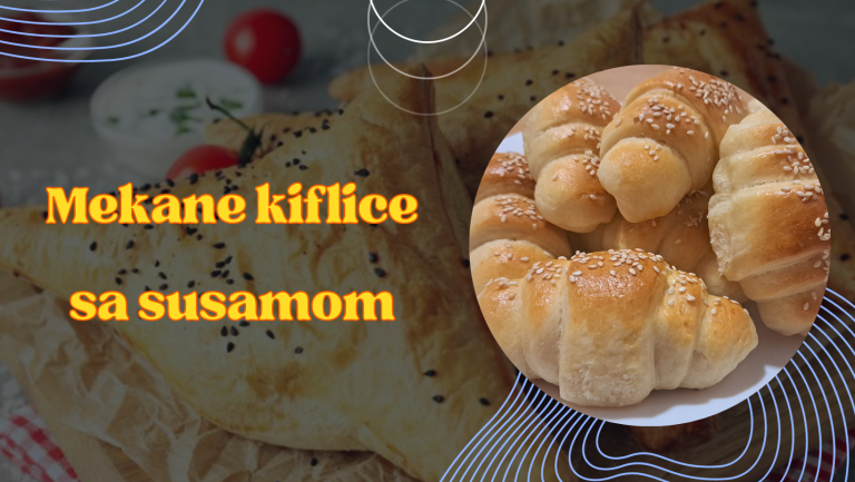 Mekane kiflice sa susamom